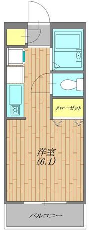 四季彩館 202号室の間取り画像