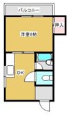 河北ハイツの間取り画像