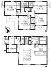 BLOOMING MAISON府中市押立町3号棟の間取り画像