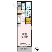 D-room本町の間取り画像