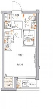 クレヴィスタ品川西大井の間取り画像