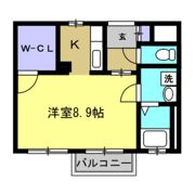 アムール上野台Iの間取り画像
