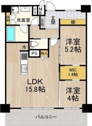 セノアタワー新大阪の間取り画像