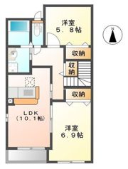 アーバングレイスの間取り画像