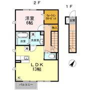 ソレアード A棟の間取り画像