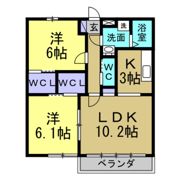 サン ミツヤの間取り画像