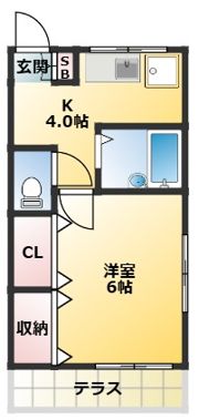 セジュール和泉の間取り画像