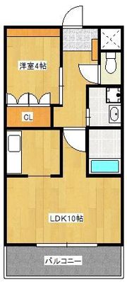 フルーリール・アンの間取り画像