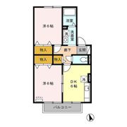 エピナール Dの間取り画像