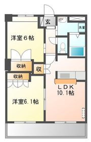 ディアコートの間取り画像