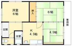 城南町1丁目貸家(1番1号)の間取り画像
