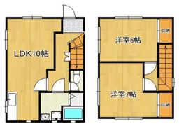 直方市山部戸建の間取り画像