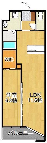 ウィングス里中の間取り画像