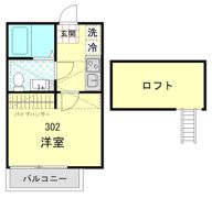 カーサ蒔田の間取り画像