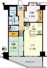 フォーエレメンツ竹の塚の間取り画像