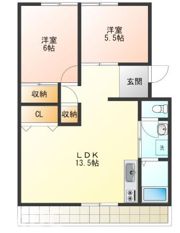 天神マンションの間取り画像