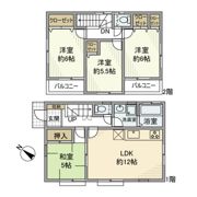 赤塚戸建の間取り画像