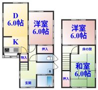 カーサフォレスタ川戸町の間取り画像