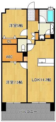 オーヴィジョン青山グランテラス 803号室の間取り画像