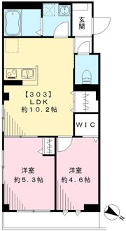 クラルテときわ台の間取り画像