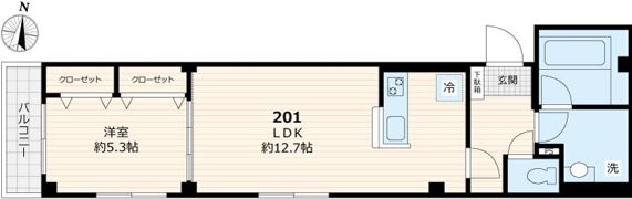 ラピスラズリの間取り画像