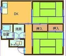 コーエイマンション第2の間取り画像