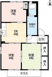 パディアスAの間取り画像