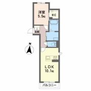 シャーメゾン東津田の間取り画像