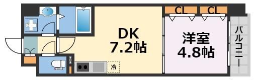 ATKレジデンスなんばの間取り画像
