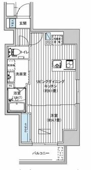 レ・ソール本八幡パラシオンの間取り画像
