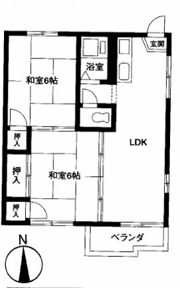 コスモハイツの間取り画像