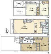 荒川戸建の間取り画像