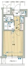 プレサンス難波WESTの間取り画像