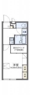 レオパレスウッドランドの間取り画像