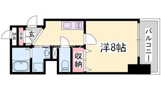 ララプレイス三宮ルミナージュの間取り画像