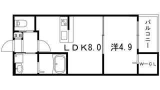 ボヌール御蔵通の間取り画像