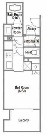 クレストコート吾妻橋レジデンスの間取り画像