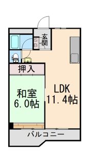 バッハレジデンス芦屋ウエストの間取り画像