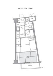 エルプレイス三田の間取り画像