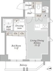 ジオエント御徒町の間取り画像