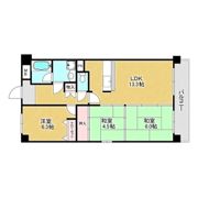 パインコート江坂Ⅰの間取り画像