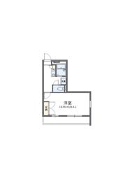 レオパレス中島の間取り画像