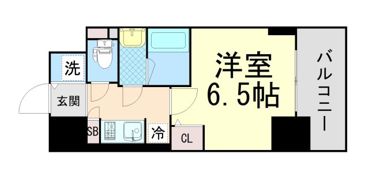 エスリード神戸元町ヒルズの間取り画像