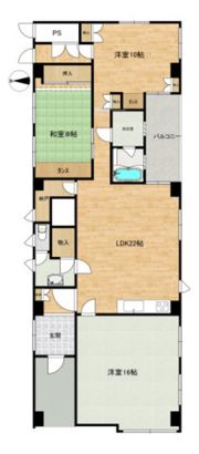 住吉町K2の間取り画像