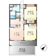 カサ・クレスタの間取り画像