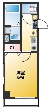 カッシーナ本所吾妻橋の間取り画像