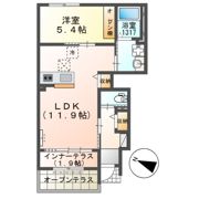 ラ・ヴィータの間取り画像