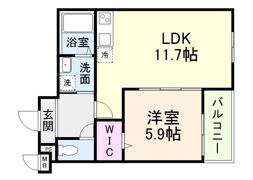 ヴェルメゾン南郷の間取り画像