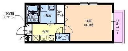 フジパレス内本町Ⅱ番館の間取り画像