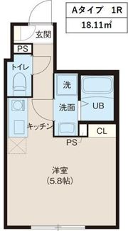 レピュア北千住レジデンスⅡの間取り画像